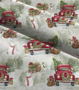 Quilting Cotton Susan Winget Christmas Country Drive