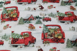 Quilting Cotton Susan Winget Dogs & Trucks Christmas