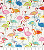 Outdoor Fabric Solarium Novelty Flamingo 54" Wide Polyester