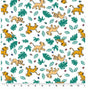Quilting Cotton Lion King Simba and Nala Grub Toss Disney