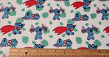 Quilting Cotton Disney Stitch Action Toss 100% Cotton Fabric