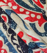 Cotton Canvas Paisley Green 44" Wide Upholstery Fabric