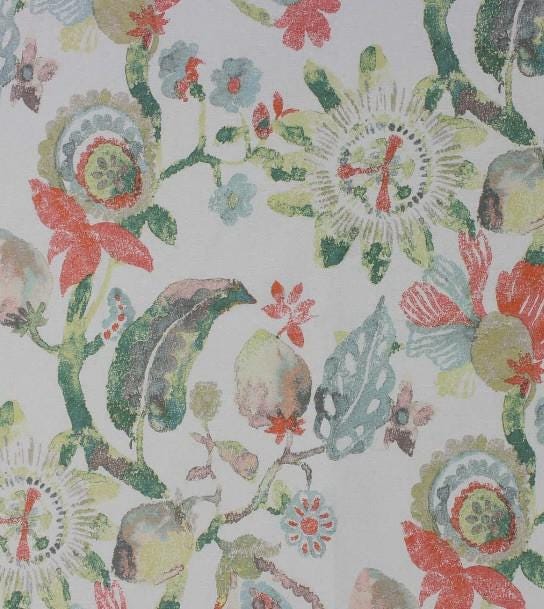 Cotton Canvas Anastasia Serene 44" Wide Upholstery Fabric