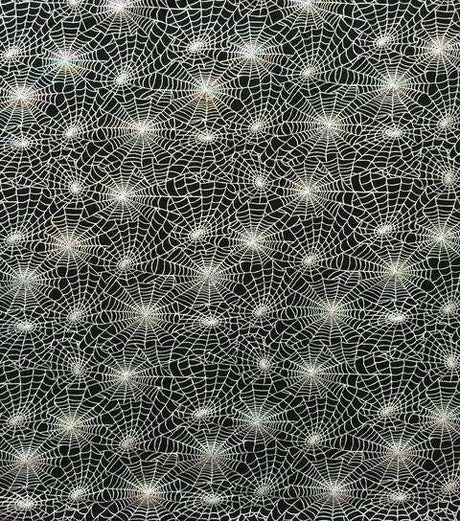 Stretch Knit Fabric Holographic Spiderweb 57" Wide POP!