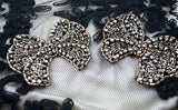 Crystal Bow Iron-On Applique