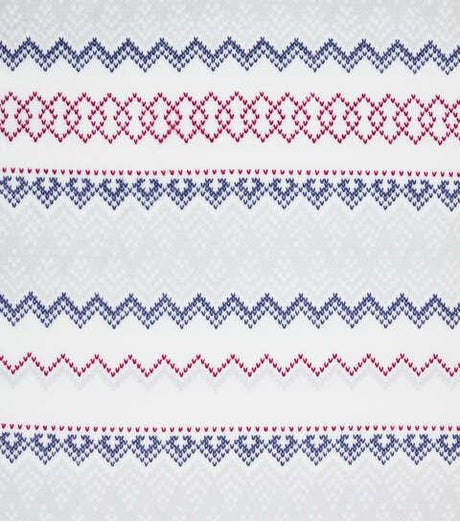 Fleece Fabric 1.5yd Sew Lush Fair Isle Knit Precut