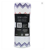 Fleece Fabric 1.5yd Sew Lush Fair Isle Knit Precut