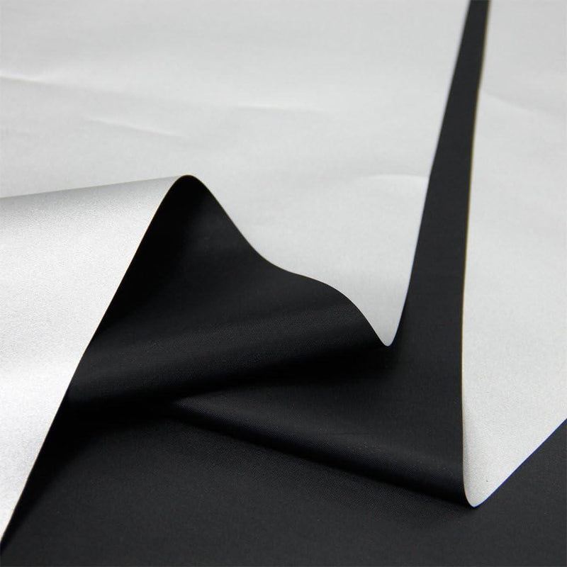 Blackout Drapery Lining Polyester Fabric - Black, Ivory, White, 60" Width