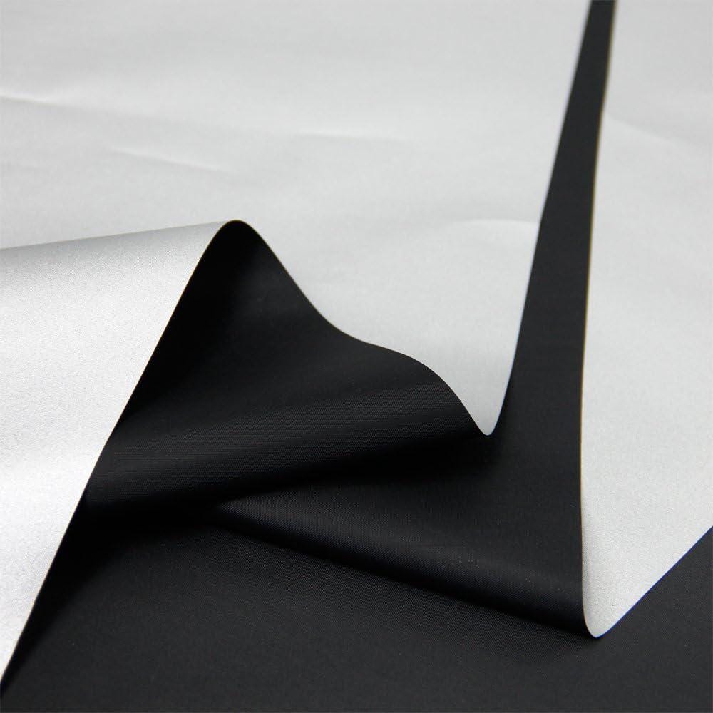 Blackout Drapery Lining Polyester Fabric - Black, Ivory, White, 60" Width