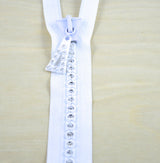 Rhinestone Zipper Open-End Pinlock