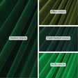 Luxury 4-Way Stretch Velvet Fabric - Rich Green Shades, Dark Hunter Green, Kelly Green, Olive Green, 58" Width