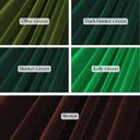Earthy Tones Stretch Velvet Fabric - Brown, Kelly Green, Olive Green, Hunter Green, Dark Hunter Green