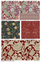 Quilting Cotton The Oxford Holiday Collection Yew & Aril Berry William Morris
