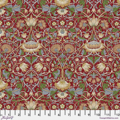 Quilting Cotton Lodden Crimson The Oxford Holiday Collection Free Spirit