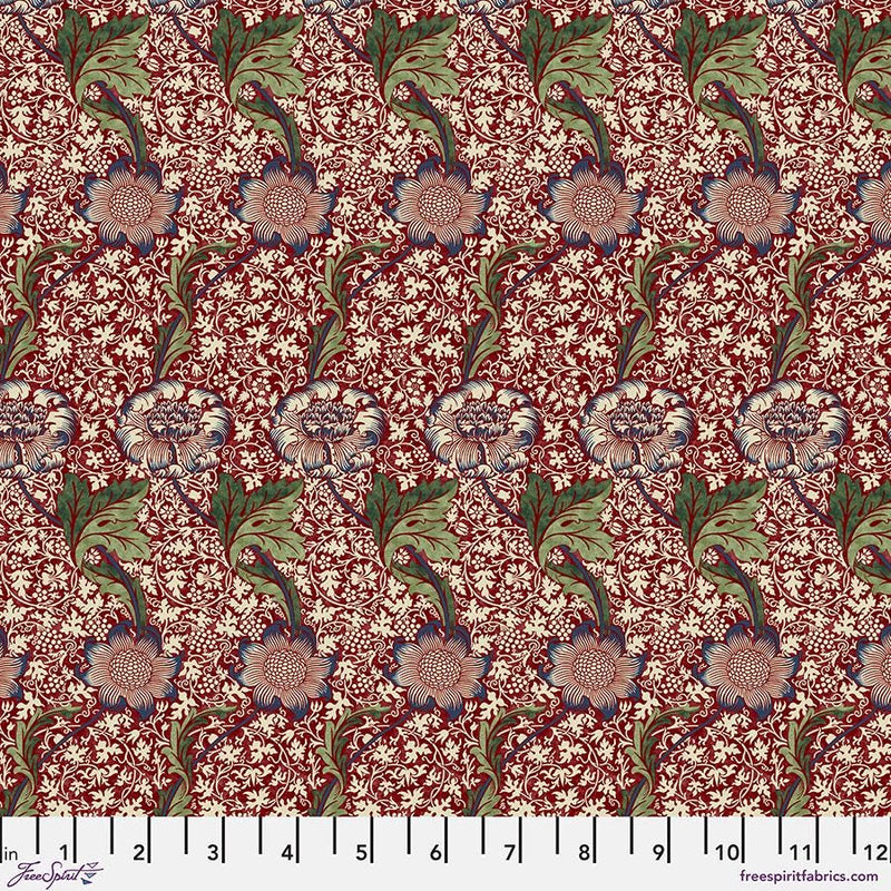 Quilting Cotton The Oxford Holiday Collection Berry William Morris