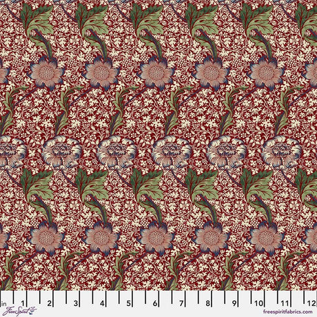 Quilting Cotton The Oxford Holiday Collection Berry William Morris