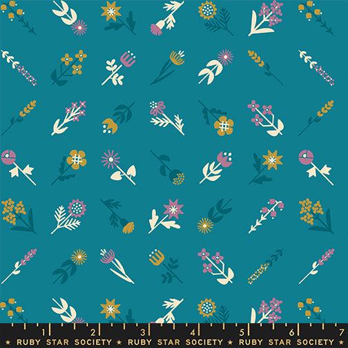 Quilting Cotton To And Fro Floret Oasis RS1069 13 Moda