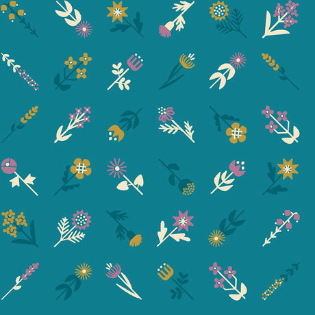 Quilting Cotton To And Fro Floret Oasis RS1069 13 Moda