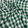 Farmhouse Gingham Check Polyester Fabric - 1-Inch Gingham Check, Baby Blue/White, 60" Width