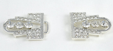 Rhinestone Clasp Buckle Gold Silver