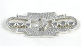 Rhinestone Clasp Buckle Gold Silver