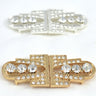 Rhinestone Clasp Buckle Gold Silver