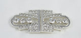 Rhinestone Clasp Buckle Gold Silver
