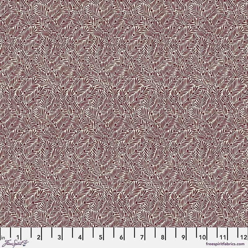 Quilting Cotton The Oxford Holiday Collection Yew & Aril Berry William Morris