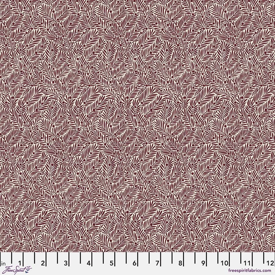 Quilting Cotton The Oxford Holiday Collection Yew & Aril Berry William Morris