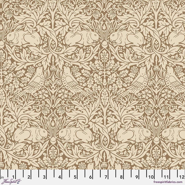 Quilting Cotton The Oxford Holiday Collection Brer Rabbit Gold William Morris