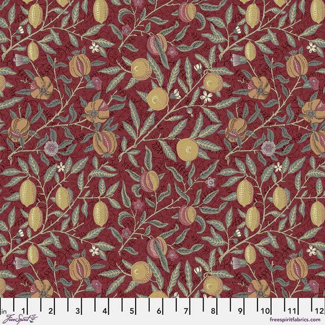 Quilting Cotton The Oxford Holiday Collection Fruit Berry by The Original Morris & Co.