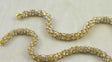 Rhinestone Cord Trim Gold Silver