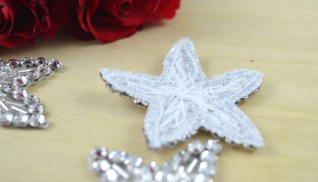 Rhinestone Star Patch Applique