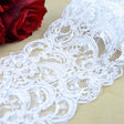 Bridal Lace Trim White Ivory Beaded Cording