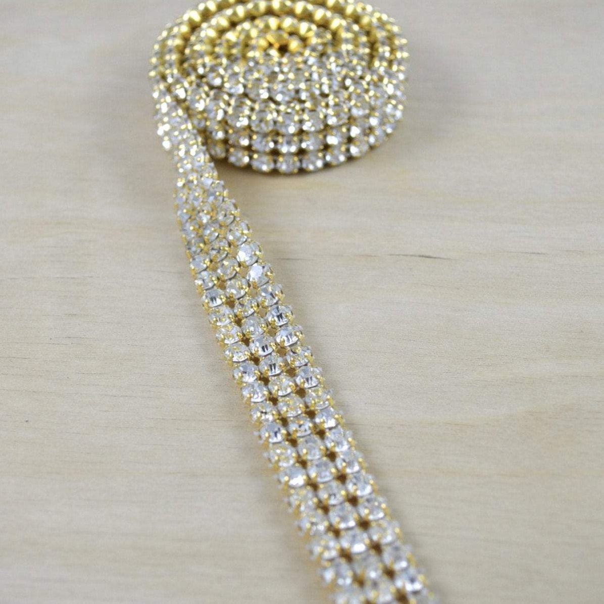 Rhinestone Trim 3/4 Inch Banded