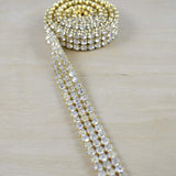 Rhinestone Trim 3/4 Inch Banded