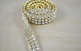 Rhinestone Trim 3/4 Inch Banded
