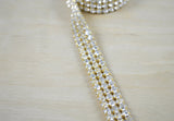 Rhinestone Trim 3/4 Inch Banded