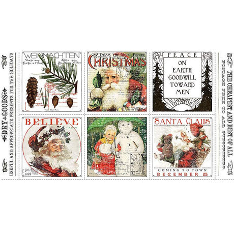 Fabric Panel Classic Christmas Christmas Patch Riley Blake