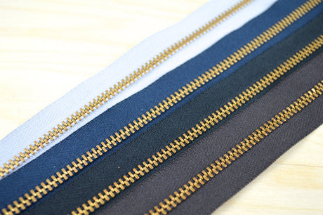 Metal Zipper Gold 9 Inch YKK