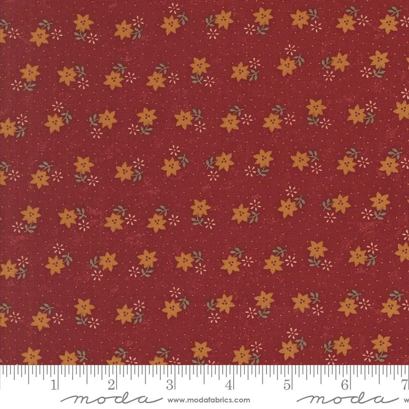 Quilting Cotton A Vintage Christmas Red Moda