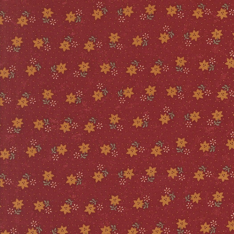 Quilting Cotton A Vintage Christmas Red Moda