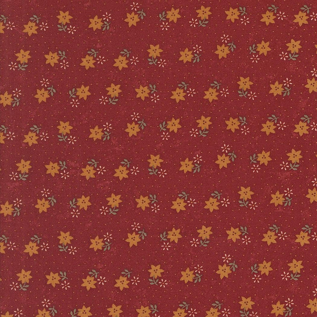 Quilting Cotton A Vintage Christmas Red Moda