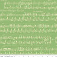 Quilting Cotton Classic Christmas Sheet Music Green Riley Blake