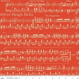 Quilting Cotton Classic Christmas Sheet Music Red Riley Blake Designs
