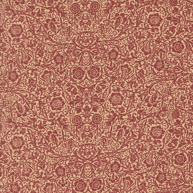 Quilting Cotton A Vintage Christmas Red Moda