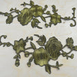 Brass Flower Iron-On Patch