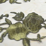 Brass Flower Iron-On Patch