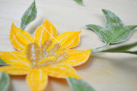 Lily Flower Iron-On Patch Applique