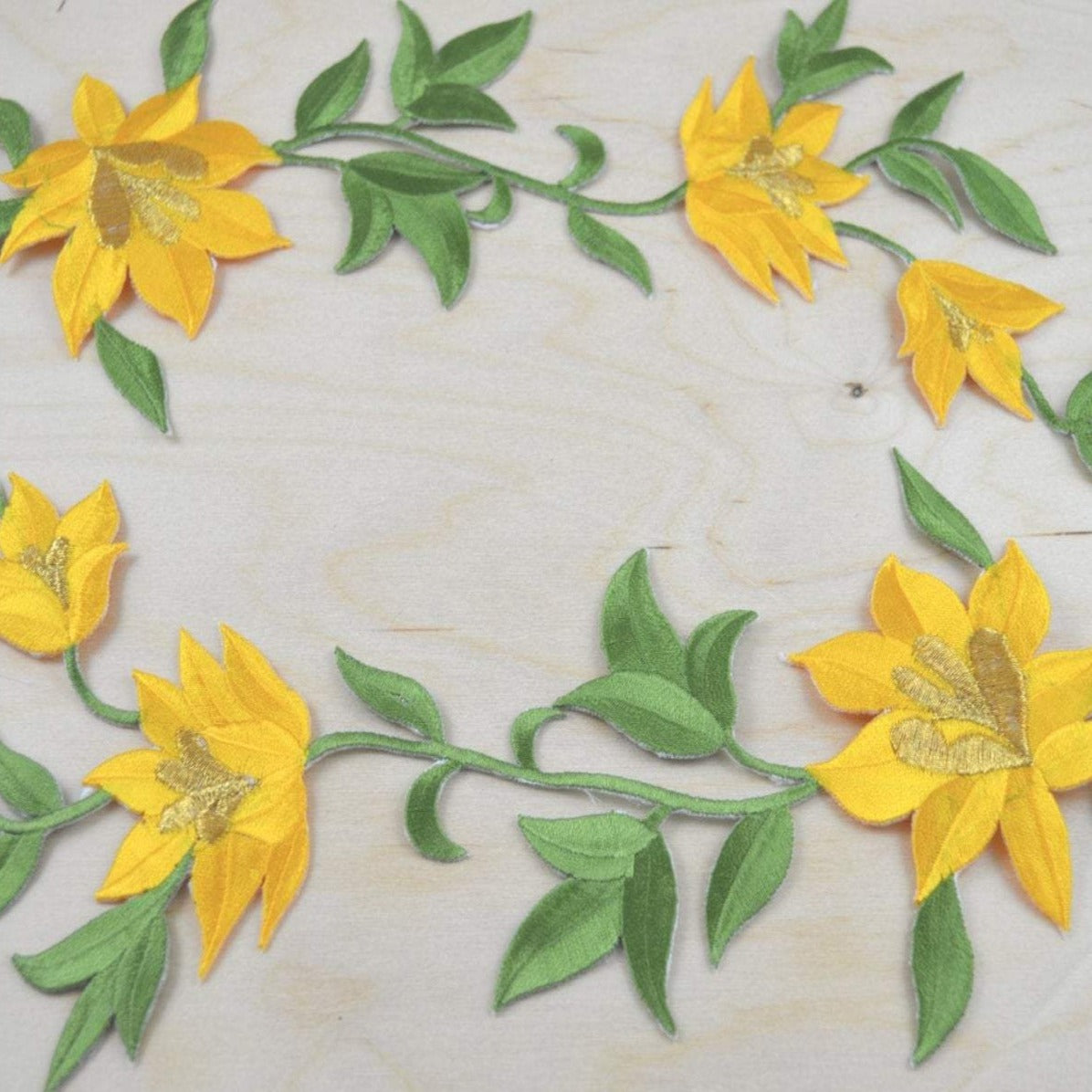 Lily Flower Iron-On Patch Applique